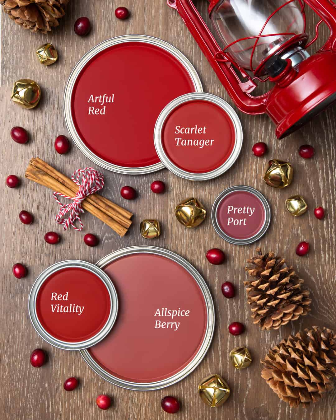 Cool red holiday paint colors