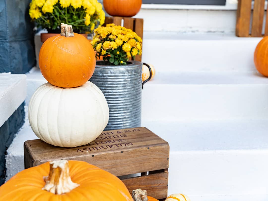 Stacked Pumpkins