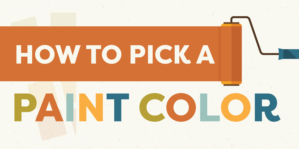 How To Pick A Paint Color graphic