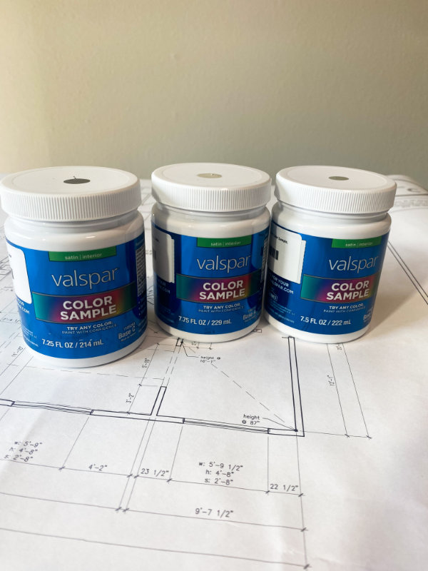 Valspar paint samples