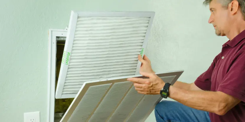 Replacing the air conditioner filter