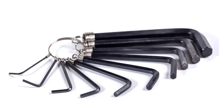 A hex wrench set