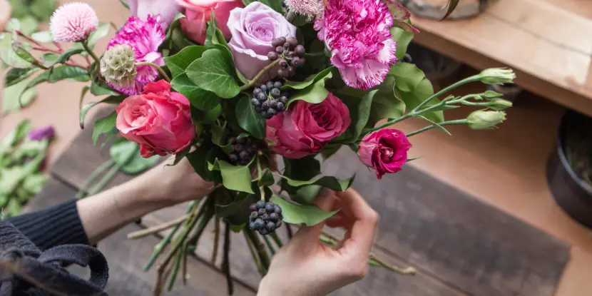 A fresh bouquet from the garden