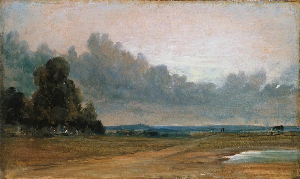 Painting of the English countryside