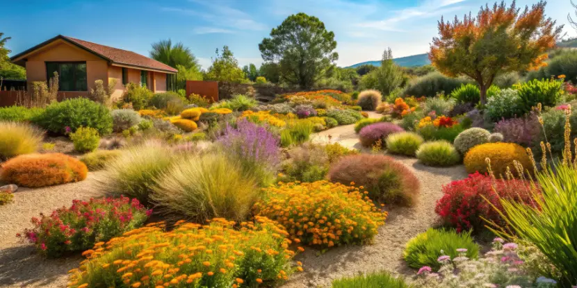 A spectacular xeriscaped yard