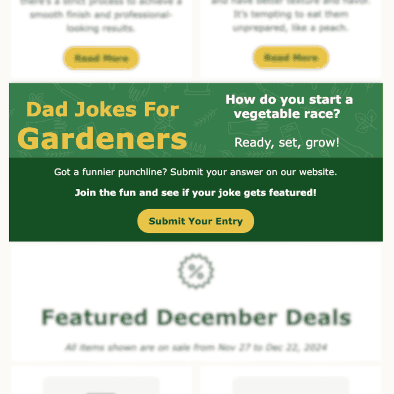 Dad Jokes For Gardeners