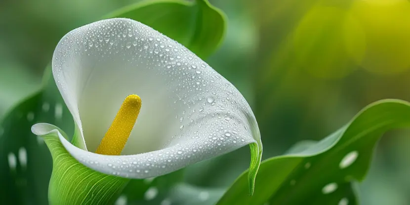 White calla lily