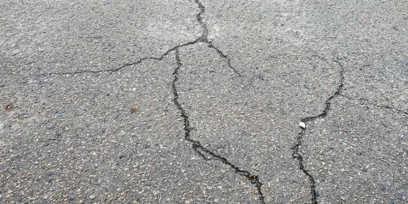 Driveway cracks