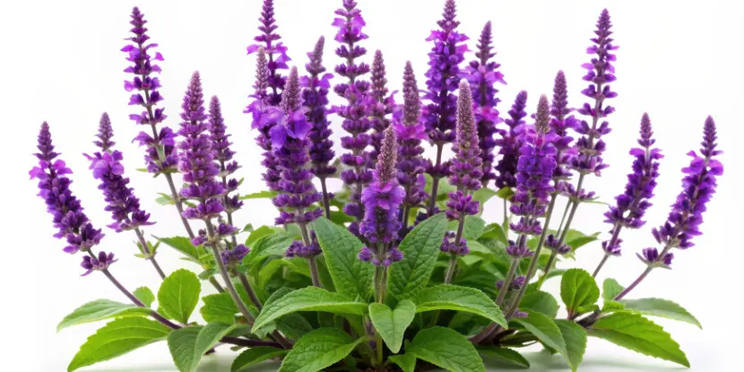 Purple Sage flowers in bloom