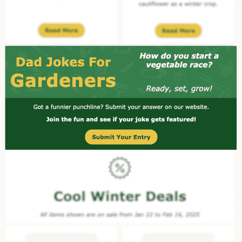 Dad Jokes For Gardeners