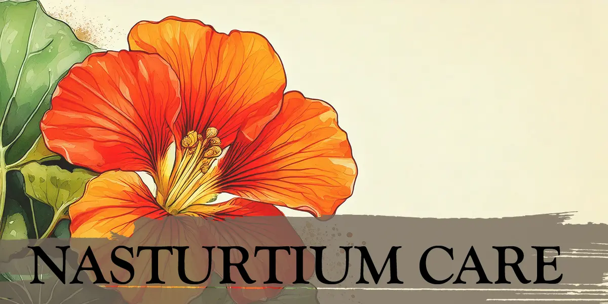 Nasturtium Care