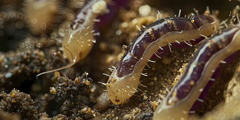 Nematodes in the soil