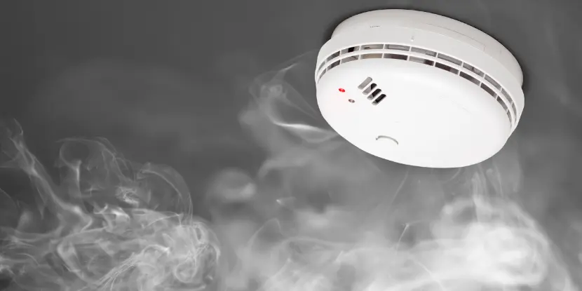 A smoke detector