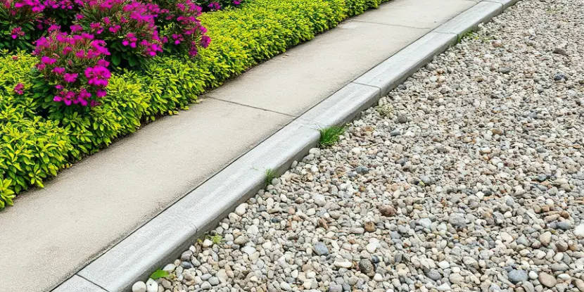 Concrete border