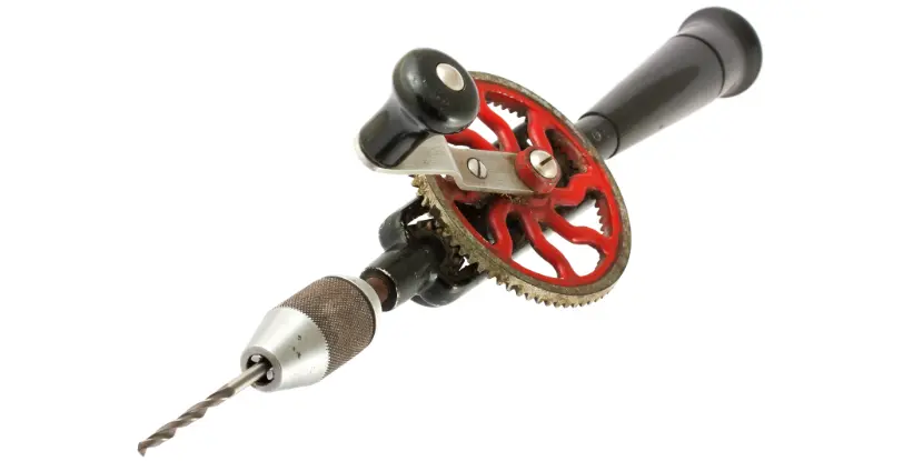 Geared hand drill