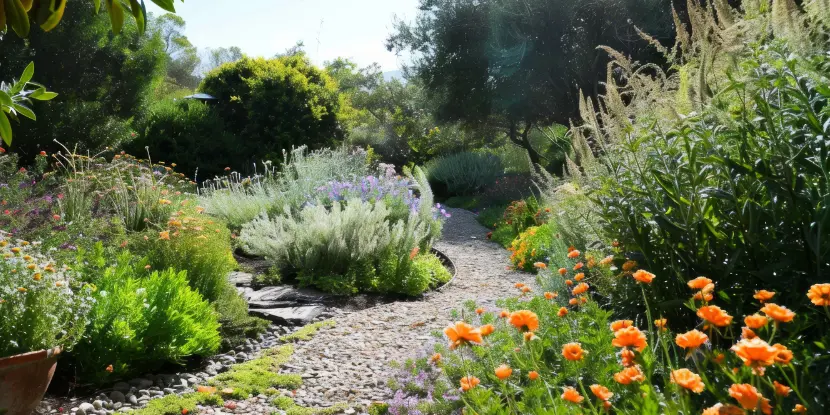 A California garden with native plants