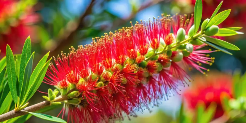 Bottlebrush flower