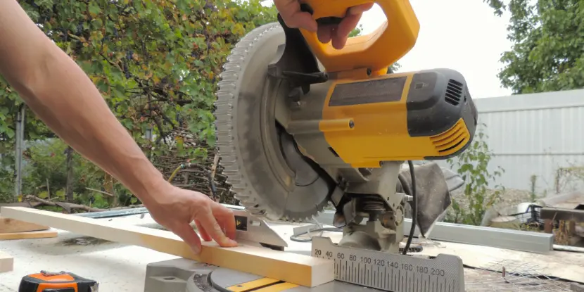 A miter saw