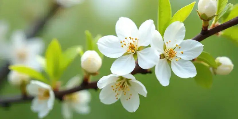 Pear blossoms