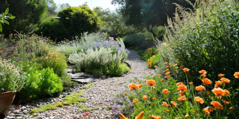 A California garden with native plants