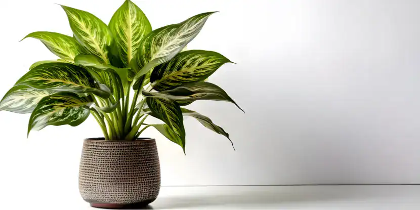Potted Chinese evergreen plant