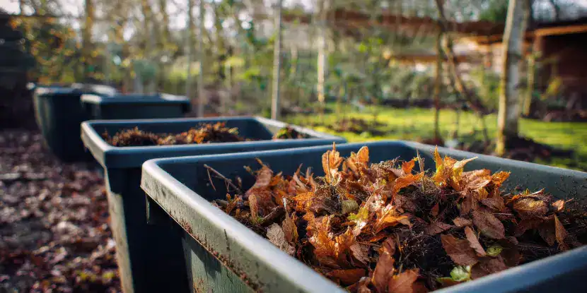 Leaves for mulching
