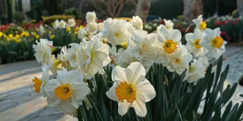 Narcissus ‘Ice Follies’ plants