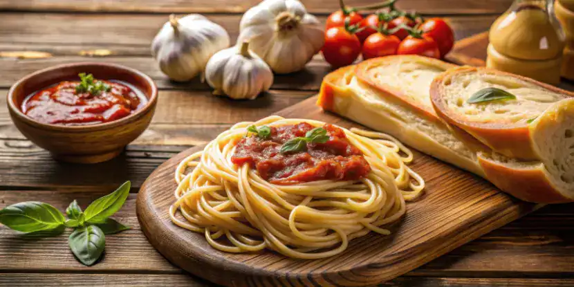 A delicious Italian meal