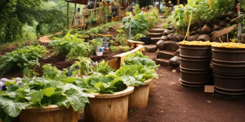 Containerized plants are easy to move