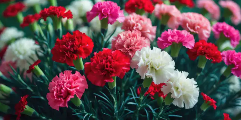 Dianthus flowers