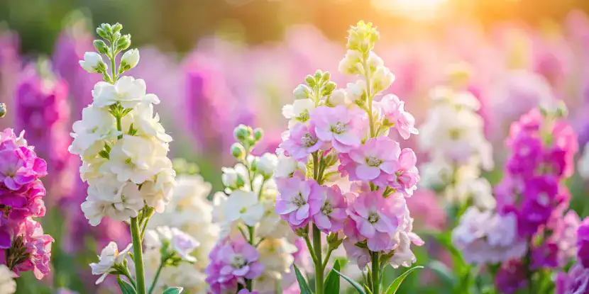 Blossoming stock plants