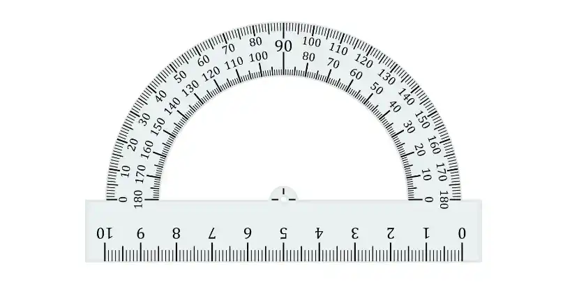A protractor
