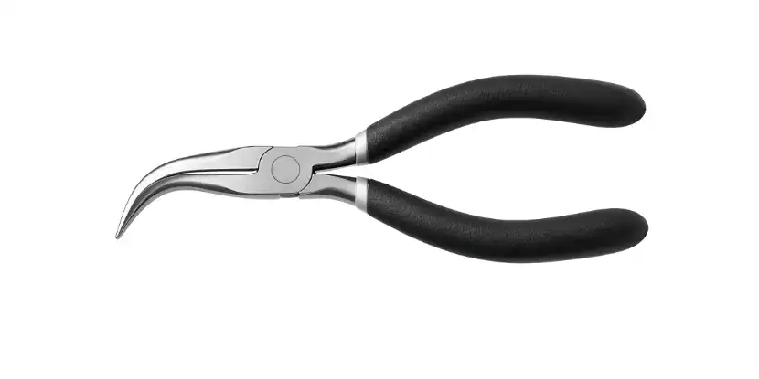 Bent-nose pliers