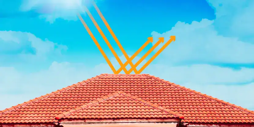 Roof tiles with Color Shield technology