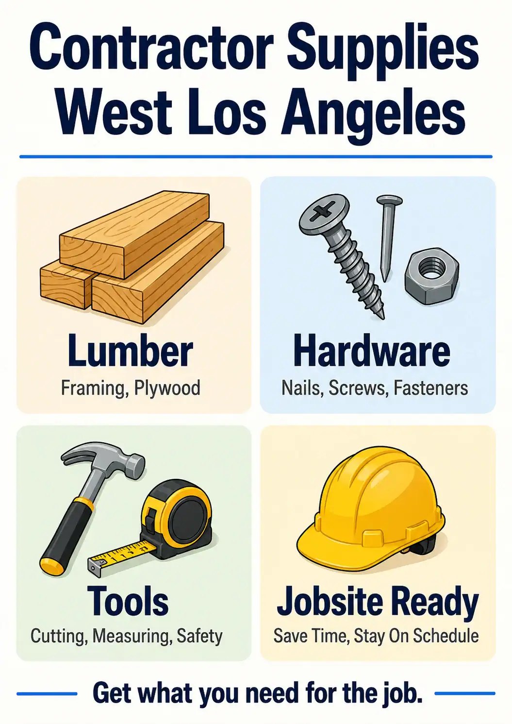 Contractor Supplies West Los Angeles