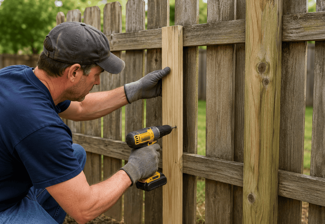 Fence Repair Basics – What Homeowners Can Fix Themselves Fence Repair Basics - What Homeowners Can Fix Themselves