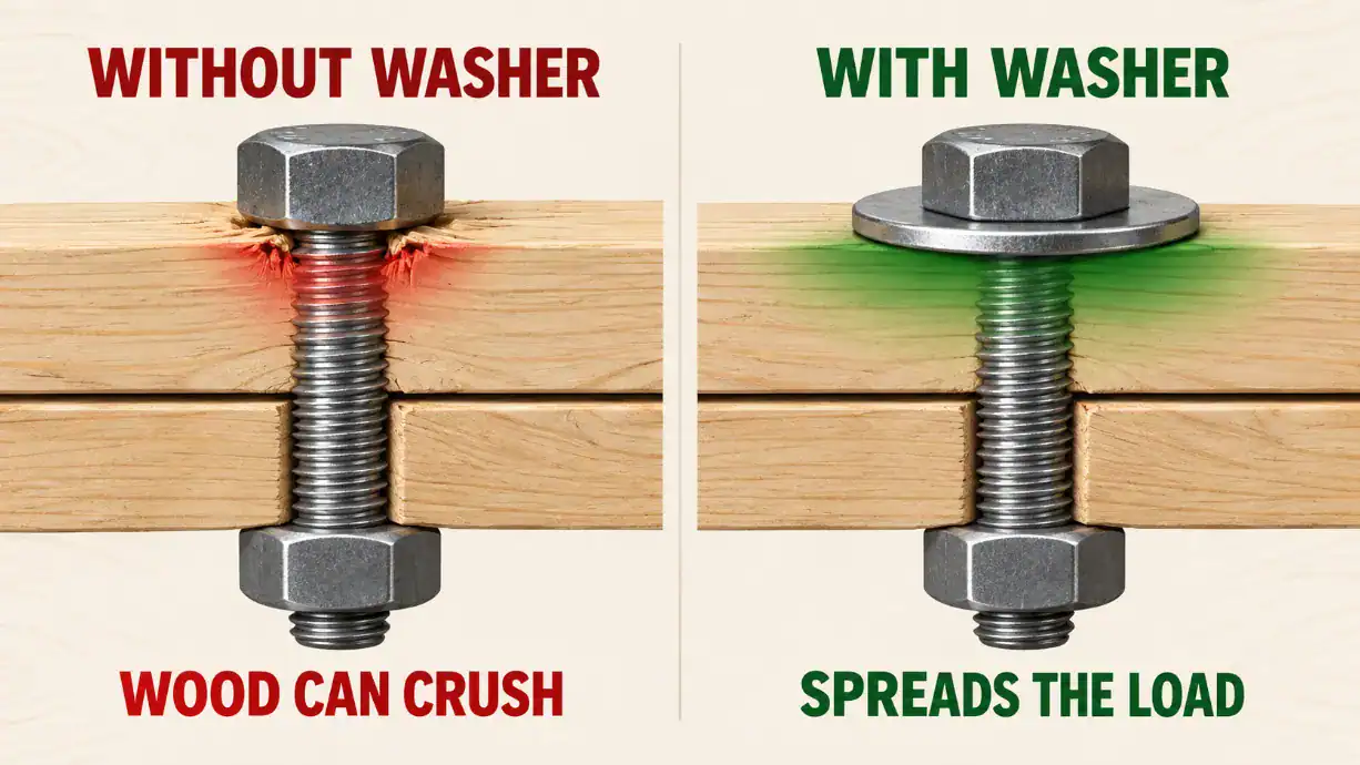 When Are Washers Necessary in Wood and Structural Connections?