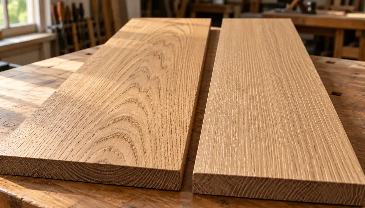 Flat-Sawn vs. Quarter-Sawn Lumber: Stability, Grain, and Best Uses